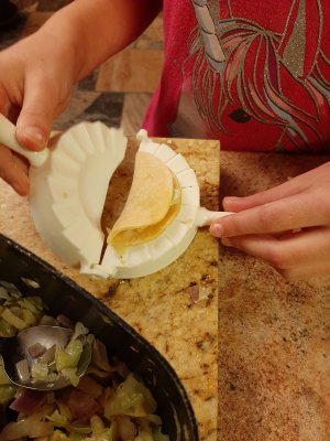 cabbage filled pierogi